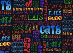 Caterwauling - Word Scatter, Multicoloured