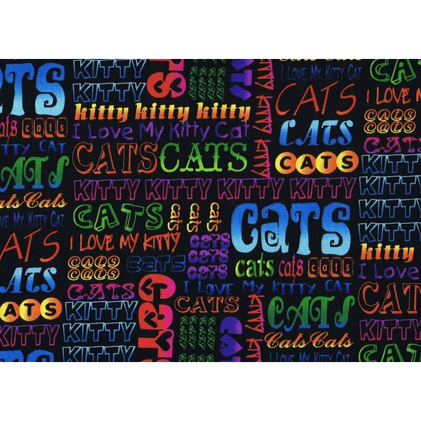 Caterwauling - Word Scatter, Multicoloured
