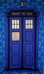 Tardis Quilt Kit - Dark Sky Background